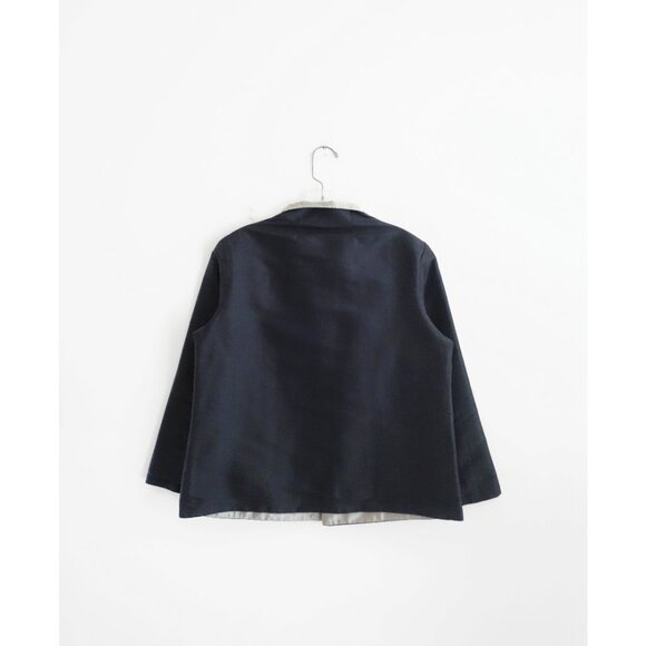 Sara Campbell Black Light Taupe Reversible Blazer Jacket Pantsuit size Medium - Picture 3 of 7